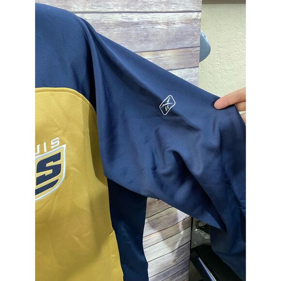 Vintage 90s Y2K NFL St Louis Los Angeles Rams Coat Jacket Puffer Size 2XL - Picture 8 of 13